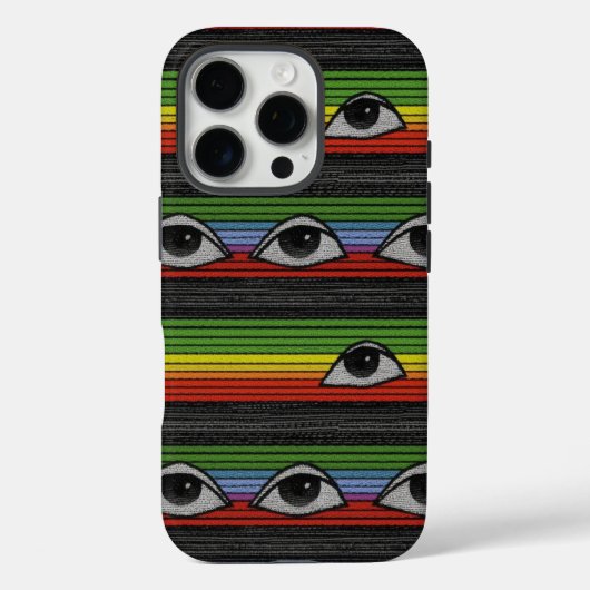 Psychedelisches Augenmuster Case-Mate iPhone Hülle (Rückseite)
