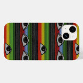 Psychedelisches Augenmuster Case-Mate iPhone Hülle (Rückseite (Horizontal))