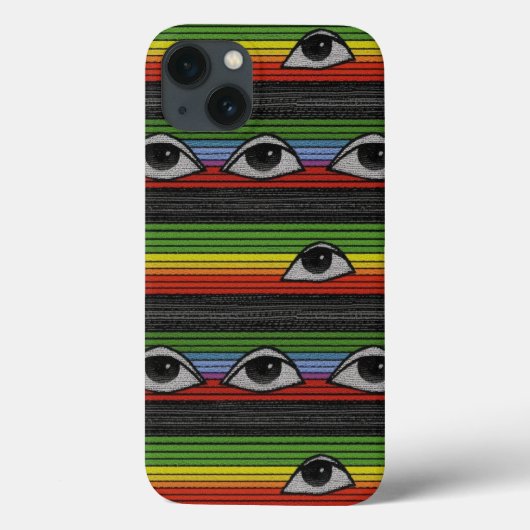 Psychedelisches Augenmuster Case-Mate iPhone Hülle (Rückseite)