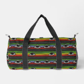 Psychedelisches Augenmuster Duffle Bag (Vorderseite)