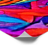 Psychedelisches Augensichtdesign Poster (Ecke)