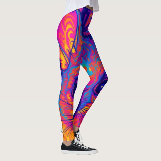 psychedelisches australisches Bushtailed Possum Leggings (Rechts)