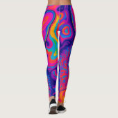 psychedelisches australisches Bushtailed Possum Leggings (Rückseite)