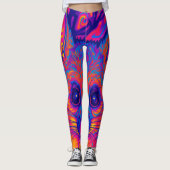 psychedelisches australisches Bushtailed Possum Leggings (Vorderseite)