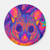 psychedelisches australisches Bushtailed Possum Magnet (Vorne)