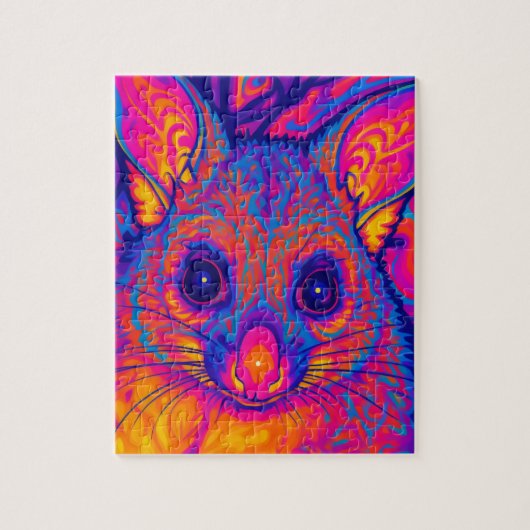 psychedelisches australisches Bushtailed Possum Puzzle (Vertikal)