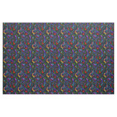 Psychedelisches beflecktes Glas abstrakt Stoff (Fat Quarter (45,7 x 55,9 cm))