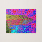 Psychedelisches Big Ben-Puzzlespiel Puzzle (Horizontal)