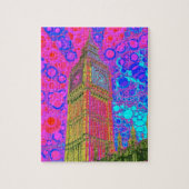 Psychedelisches Big Ben-Puzzlespiel Puzzle (Vertikal)