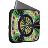 Psychedelisches Bio-Hazard-Symbol (oder was auch i Laptopschutzhülle (Vorne Rechts)