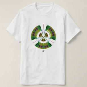 Psychedelisches Bio-Hazard-Symbol (oder was auch i T-Shirt