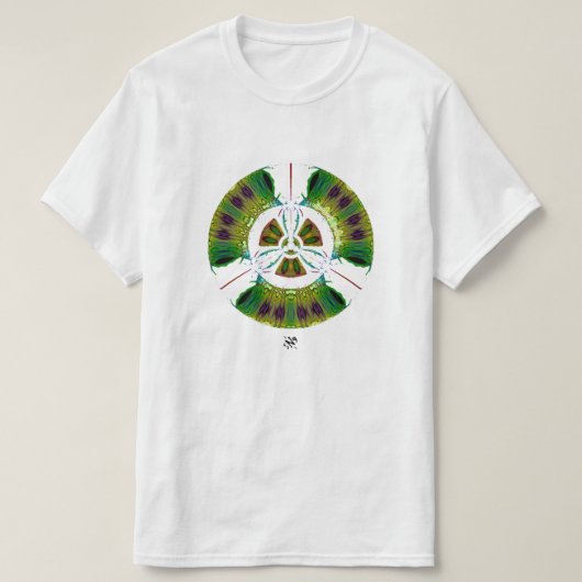 Psychedelisches Bio-Hazard-Symbol (oder was auch i T-Shirt (Design vorne)