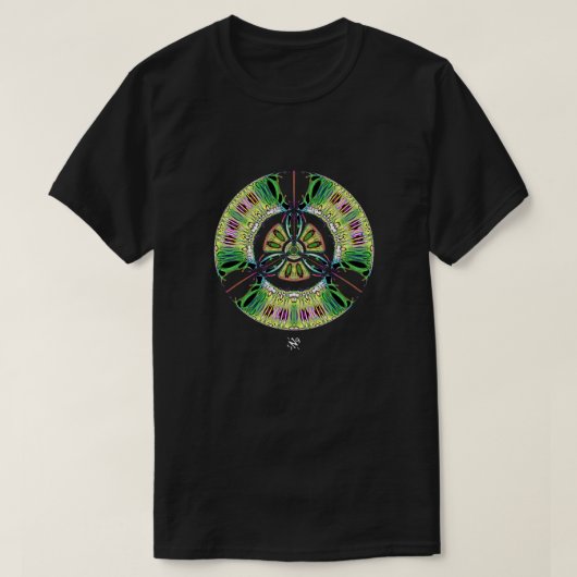 Psychedelisches Bio-Hazard-Symbol (oder was auch i T-Shirt (Design vorne)