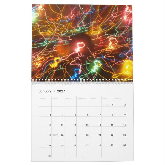 Psychedelisches Blist Kalender (Jan 2027)