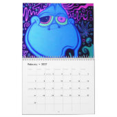 Psychedelisches Blist Kalender (Feb 2027)