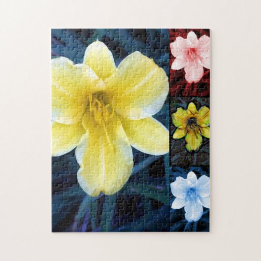 Psychedelisches Blume-Puzzle Puzzle (Vertikal)