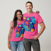 Psychedelisches Blumenband T-Shirt (Unisex)