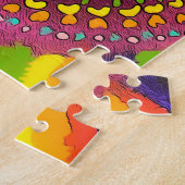 Psychedelisches Chakras Puzzlespiel Puzzle (Seite)