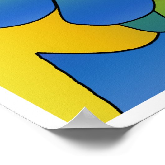 Psychedelisches Daydream Poster (Ecke)