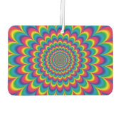 Psychedelisches Design Autolufterfrischer (Rückseite)