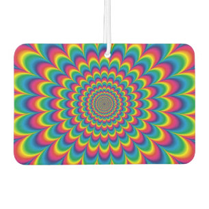 Psychedelisches Design Autolufterfrischer