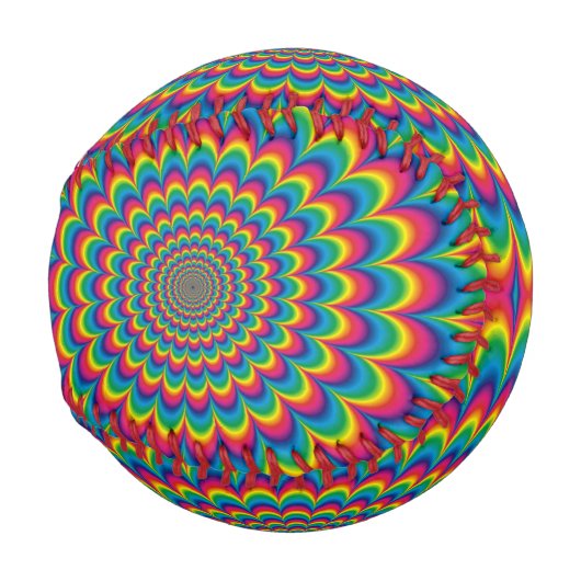 Psychedelisches Design Baseball (Vorne Rechts)