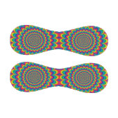 Psychedelisches Design Baseball (Paneele)