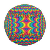 Psychedelisches Design Baseball (Vorderseite)
