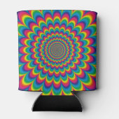Psychedelisches Design Dosenkühler (Rückseite)