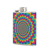 Psychedelisches Design Flachmann (Links)