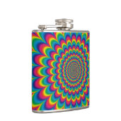Psychedelisches Design Flachmann (Rechts)