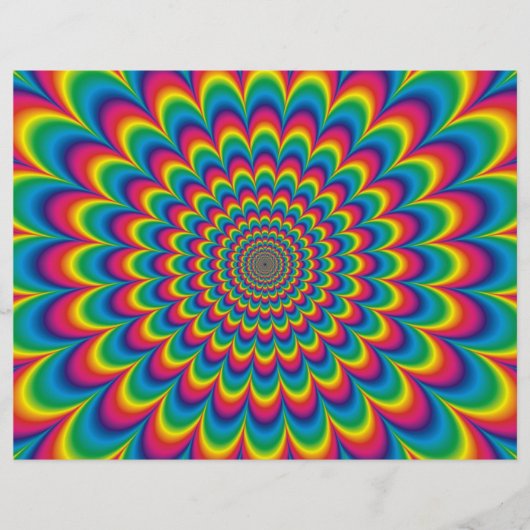 Psychedelisches Design Flyer (Vorne)