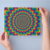 Psychedelisches Design Flyer (Hand)