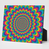 Psychedelisches Design Fotoplatte (Seite)