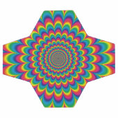Psychedelisches Design Fußball (Flach)