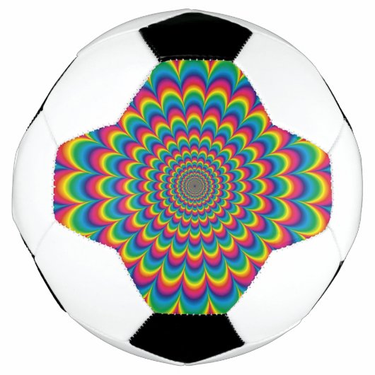 Psychedelisches Design Fußball (Vorderseite)