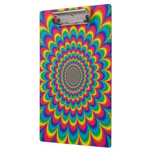 Psychedelisches Design Klemmbrett (Links)