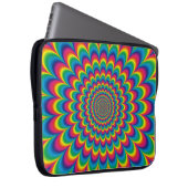 Psychedelisches Design Laptopschutzhülle (Vorne Rechts)