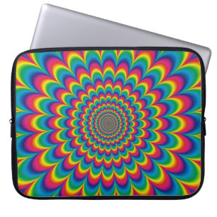 Psychedelisches Design Laptopschutzhülle
