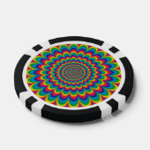 Psychedelisches Design Pokerchips (Einzeln)