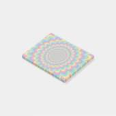 Psychedelisches Design Post-it Klebezettel (angewinkelt)