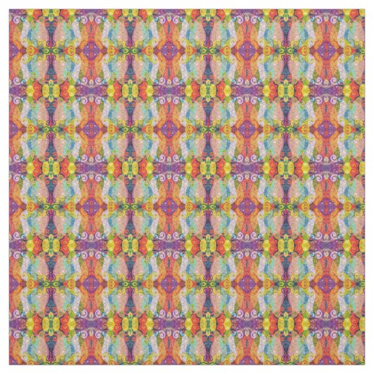 Psychedelisches Design Stoff (Muster)