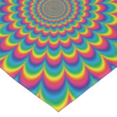 Psychedelisches Design Tischdecke (Schrägansicht)