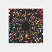 Psychedelisches Dinner-Party Serviette (Vorderseite)