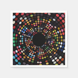 Psychedelisches Dinner-Party Serviette