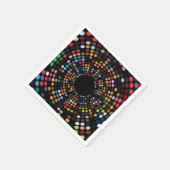 Psychedelisches Dinner-Party Serviette (Ecke)