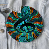 Psychedelisches dreifacher Clef/G Button (Beispiel)
