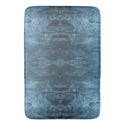 Psychedelisches Eismuster Badematte (Vorderseite Vertikal)