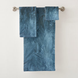 Psychedelisches Eismuster Badhandtuch Set