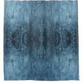 Psychedelisches Eismuster Duschvorhang (Vorderseite)